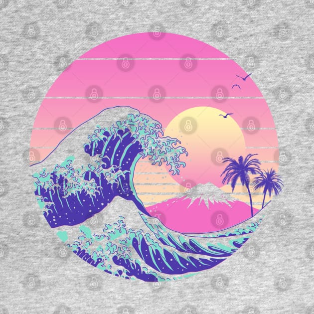 The Great Dream Wave Front and Back Print by Vincent Trinidad Art